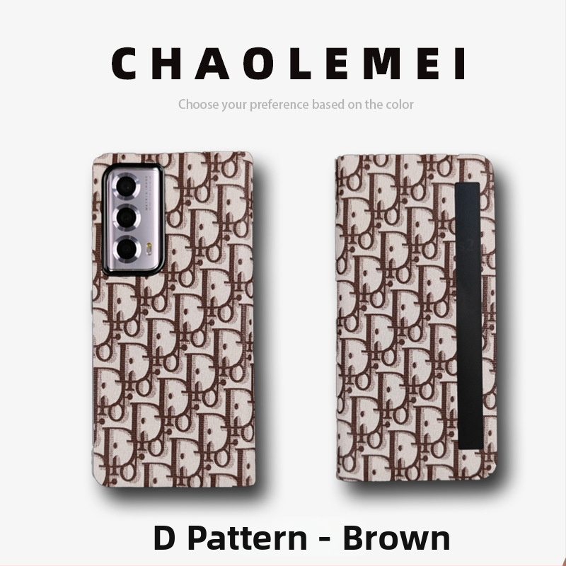 Калъф за Honor MagicVs2 със Smart Window, магнитен флип капак, сгъваем дизайн, PC и кожа, релефна изработка