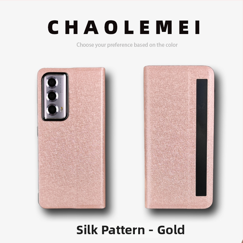 Калъф за Honor MagicVs2 със Smart Window, магнитен флип капак, сгъваем дизайн, PC и кожа, релефна изработка