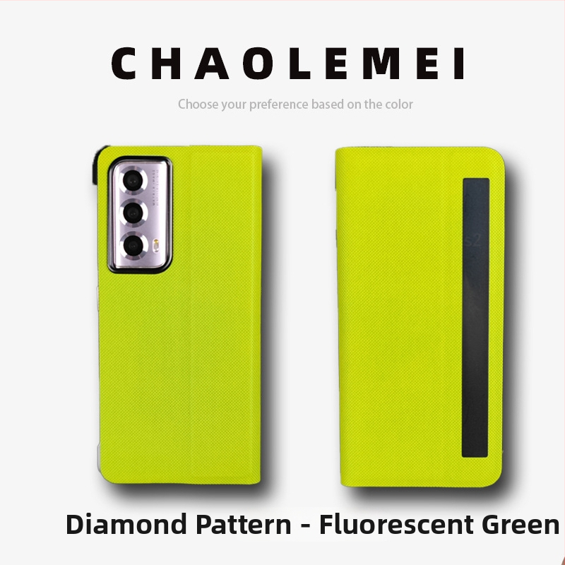 Калъф за Honor MagicVs2 със Smart Window, магнитен флип капак, сгъваем дизайн, PC и кожа, релефна изработка