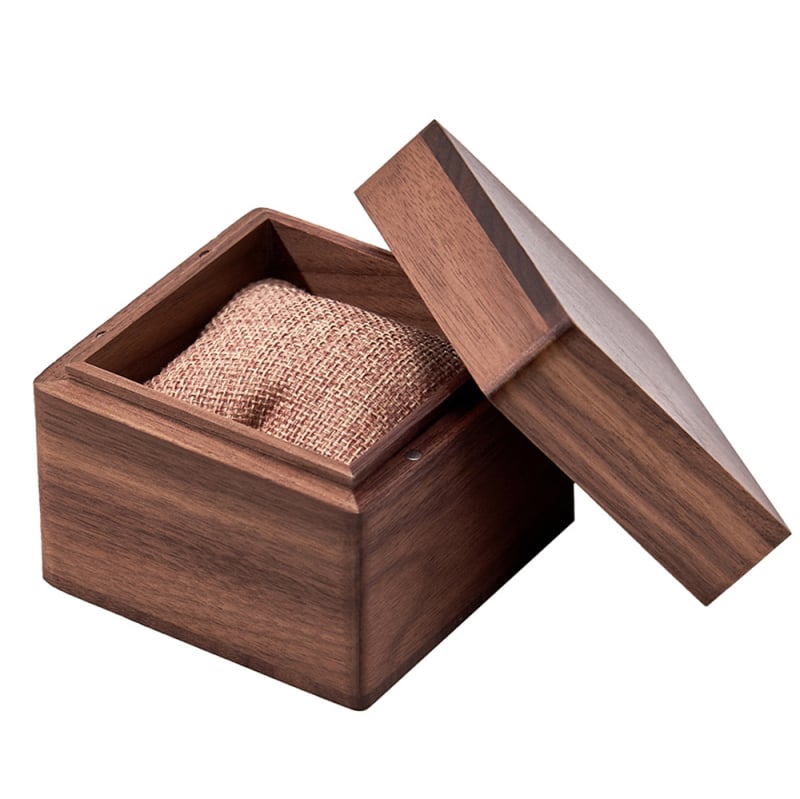 DODO DEER medinė laikrodžių dėžutė su logotipo spauda, pritaikymo galimybėmis ir licencijuotu privataus prekės ženklo ženklu