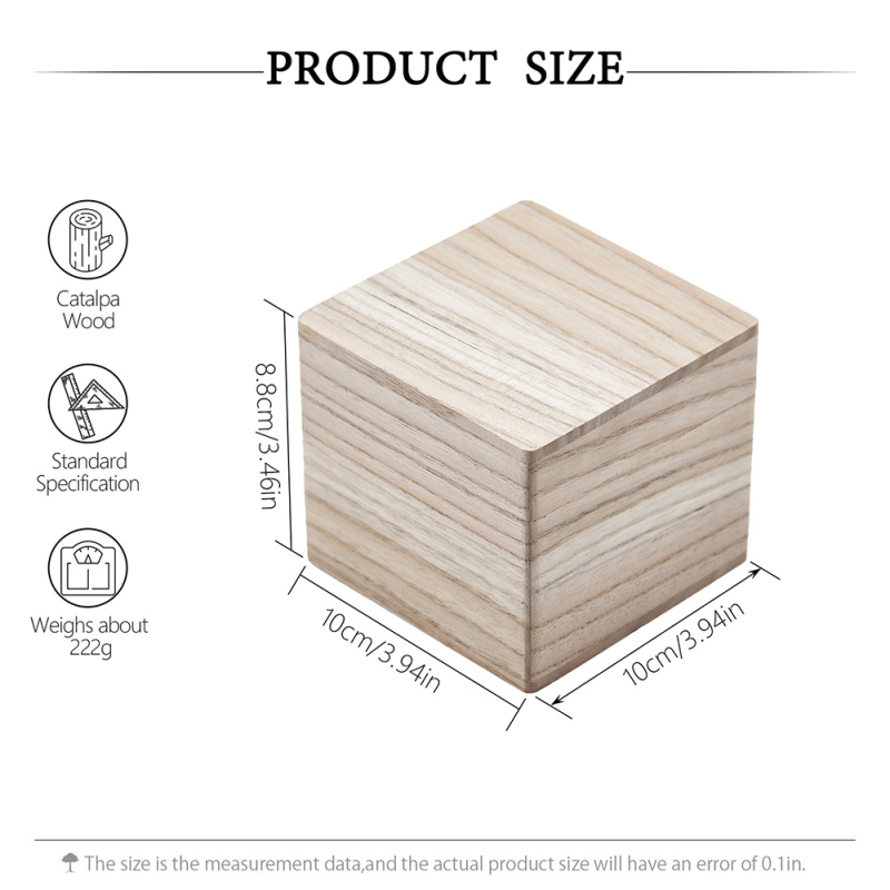 DODO DEER medinė laikrodžių dėžutė su logotipo spauda, pritaikymo galimybėmis ir licencijuotu privataus prekės ženklo ženklu
