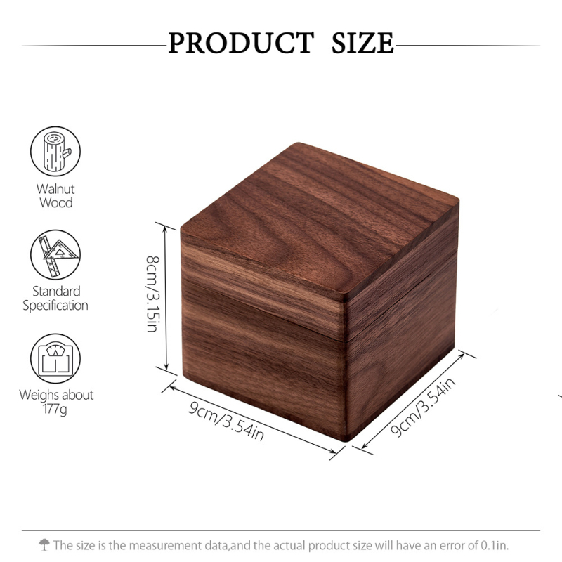 DODO DEER medinė laikrodžių dėžutė su logotipo spauda, pritaikymo galimybėmis ir licencijuotu privataus prekės ženklo ženklu