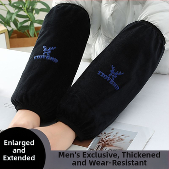 Universālās virtuves piedurknes — pretnetīrumiem, rudens-ziemas lietošanai, flaneles materiāls, drukāts dizains