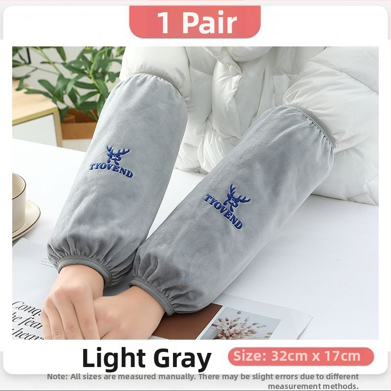 Universālās virtuves piedurknes — pretnetīrumiem, rudens-ziemas lietošanai, flaneles materiāls, drukāts dizains