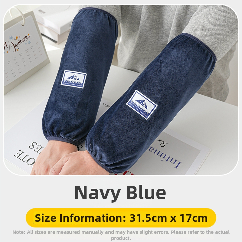 Universālās virtuves piedurknes — pretnetīrumiem, rudens-ziemas lietošanai, flaneles materiāls, drukāts dizains