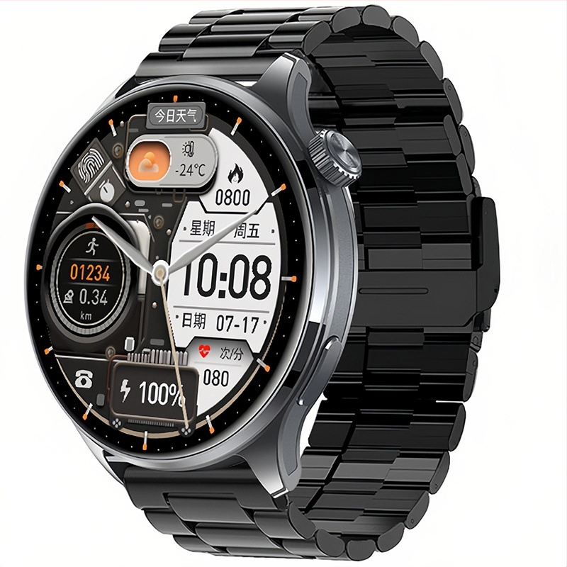 Watch5 Smart hodinky s 3D navigáciou, dvojitou platbou, NFC, magnetickým nabíjaním, meranie tepu