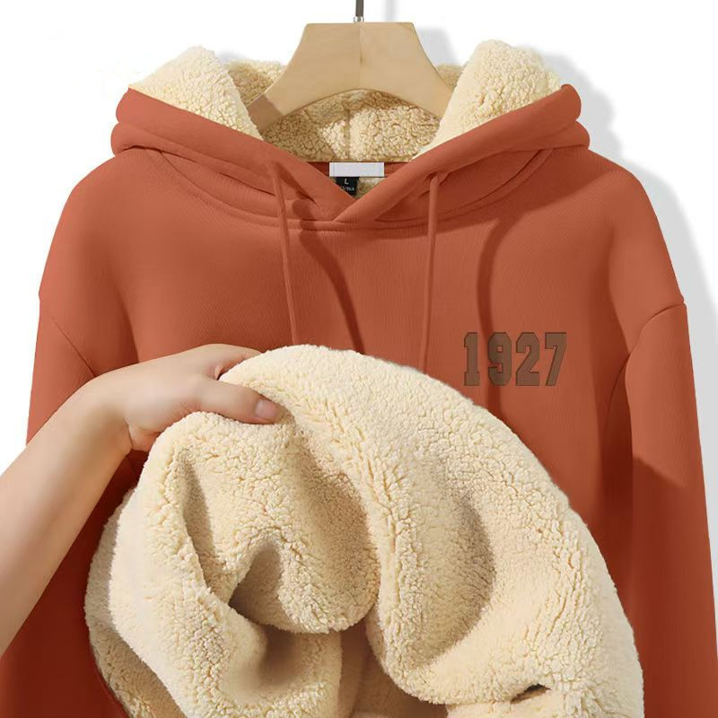 Ανδρικό φούτερ με κουκούλα, παχύ, μακριά μανίκια, 90% πολυεστέρας, μονόχρωμο με εκτύπωση, άνοιξη νεανικός στυλ