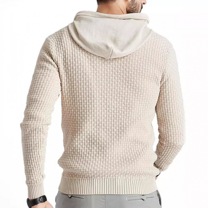 Kapućom jacquard dukserica s kapuljom, korejskog stila, široki kroj, dugi rukavi, lagana tkanina; glavni materijal: kuniće krzno 96%+