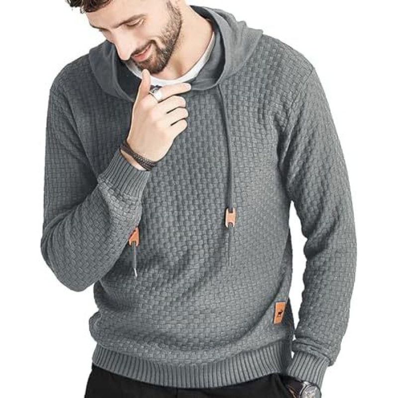 Kapućom jacquard dukserica s kapuljom, korejskog stila, široki kroj, dugi rukavi, lagana tkanina; glavni materijal: kuniće krzno 96%+