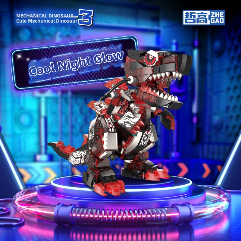 LEGO-kompatibilný stavebný set: Orangutan dinosaurus, ABS plast, 400–800 dielov, neelektrický, vhodný pre vek 7–14 rokov