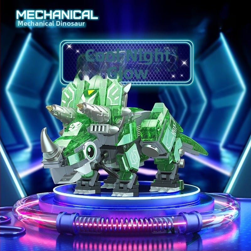 LEGO saderīgs blokiem komplekts: Orangutan dinozaura modelis, ABS plastmasa, 400–800 detaļas, bez elektrības, vecums 7–14 gadi