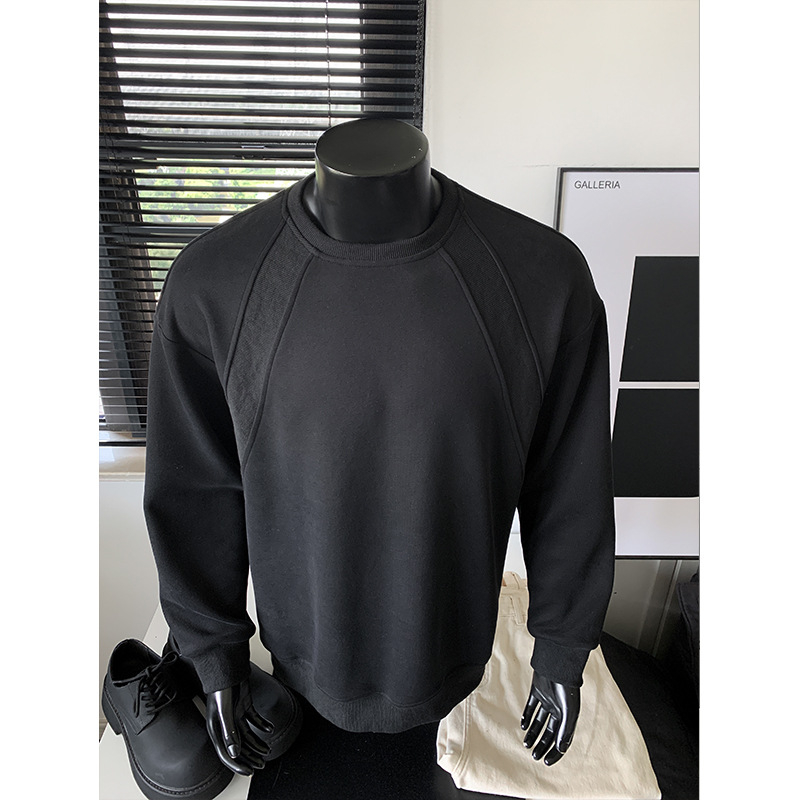 Američki retro dekonstruirani hoodie za muškarce, 300 g, W50982