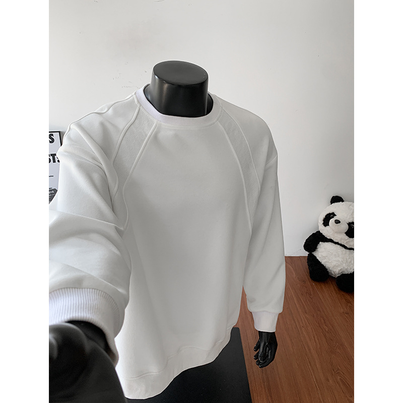 Američki retro dekonstruirani hoodie za muškarce, 300 g, W50982