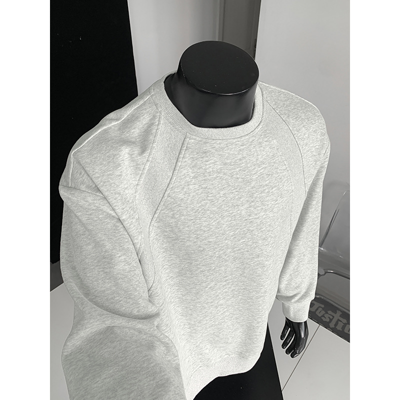 Američki retro dekonstruirani hoodie za muškarce, 300 g, W50982