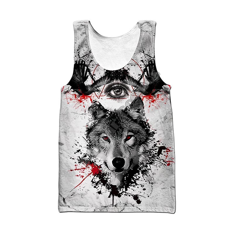 Vīriešu bez piedurknēm T-krekli vestīte, brīvs griezums, druka, poliestera audums 80%, brīvā laika lietošanai, vasara 2022, jauniešiem