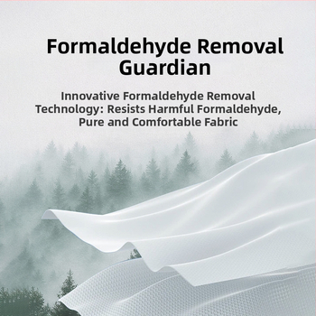 Auduma no vilnas un modal, antibaktērija un aldehīdu noņemšana, garas piedurknes, kvadrātveida apkakle, bez gludināšanas.