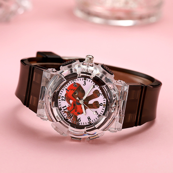 Paw Patrol gyerekeknek szóló óra, kvarc Seagull SL68 mozgatás, műanyag tok és kristály, műanyag szíj, lumineszcens funkció