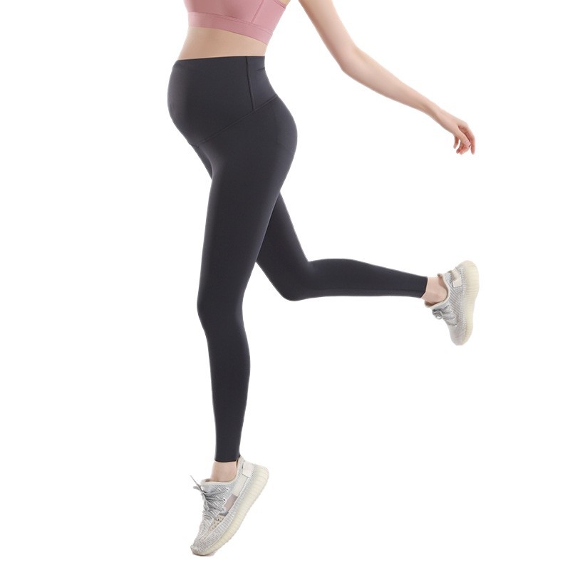 Grūtnieču legingi ar augstu jostu, silti, 3/4 garums, gurnu pacēlājs, poliesters