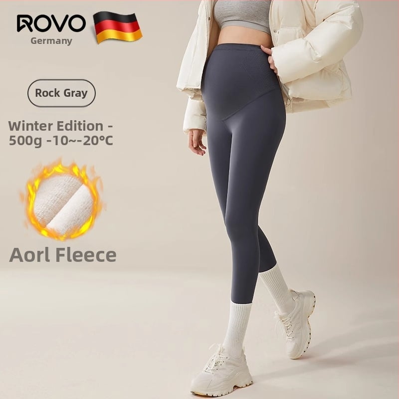 Grūtnieču legingi ar augstu jostu, silti, 3/4 garums, gurnu pacēlājs, poliesters