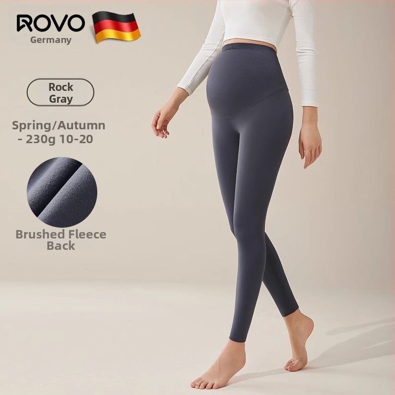 Grūtnieču legingi ar augstu jostu, silti, 3/4 garums, gurnu pacēlājs, poliesters