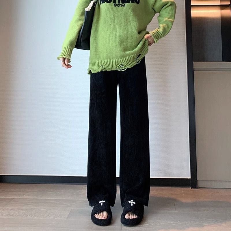 Grūtnieču bikses rudens–ziemas sezonai, Chenille audums, Spandex 90–95%, fleece oderes, vēderu atbalsts, plata piegriezums