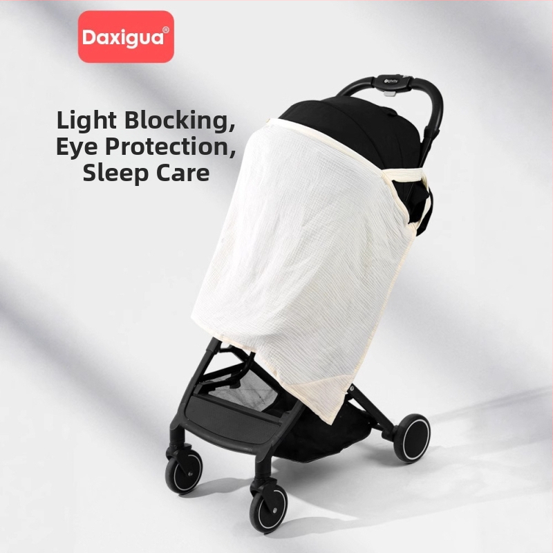 Kryt na dojčenie zo 100% bavlny (>95%), unisex, diskrétny plášť pre novorodencov až do 1 roka, na vonkajšie použitie