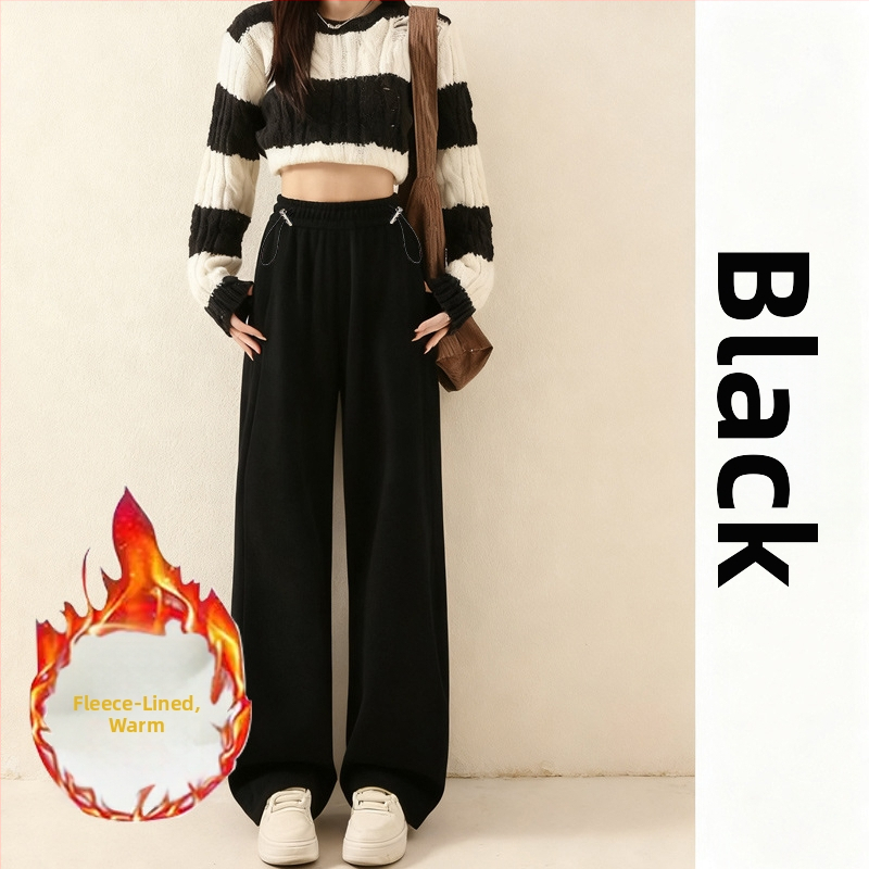 Grūtnieču ziemas bikses ar flīsa iekšdieni, biezas un silti, plata kāja, taisns piegriezums, vidējā josta; materiāls: kokvilnas-poliesters 50–70% saturs