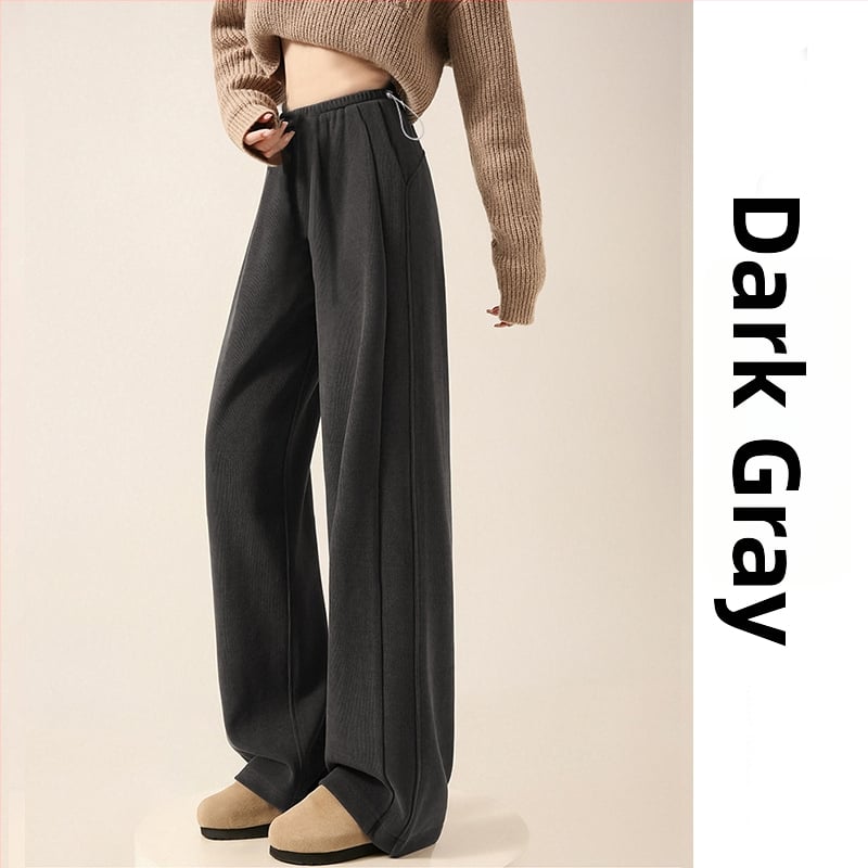 Grūtnieču ziemas bikses ar flīsa iekšdieni, biezas un silti, plata kāja, taisns piegriezums, vidējā josta; materiāls: kokvilnas-poliesters 50–70% saturs