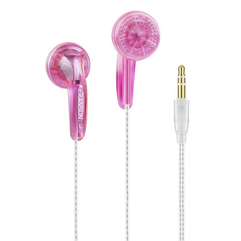 Fransun ausinės su ausų kištuku, antra karta, 3,5 mm tiesioginis kištukas, sidabru dengtas variniai laidai, 32 Ω, HiFi 20 Hz–20 kHz