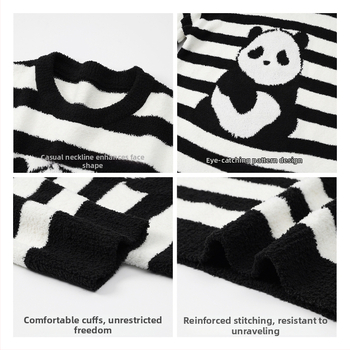 Grūtnieču naktskleita no pusvelūra ar vilnas odere, garas piedurknes, apaļš kakla, garums