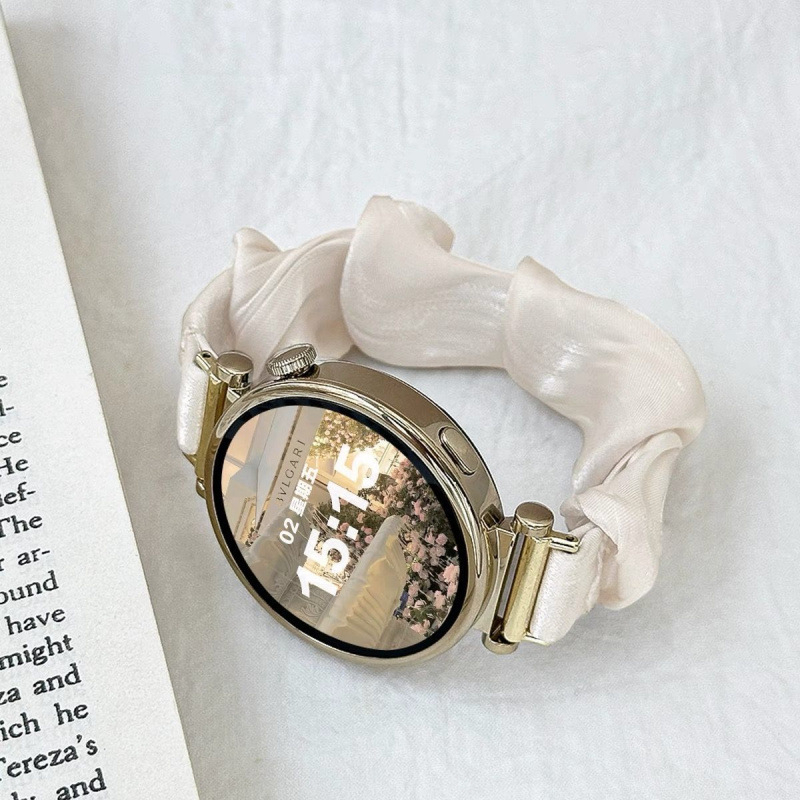 Kaiš za pametni sat s pozlaćenim premazom, kompatibilan s Huawei GT4/GT5, ženski modni stil, izlazak zima 2025