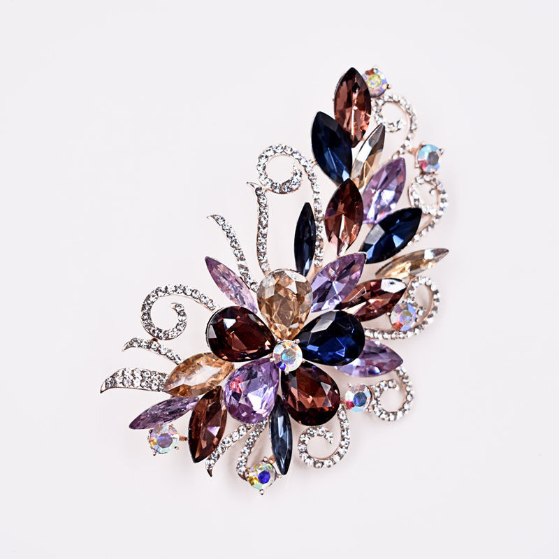 Broșă din aliaj, Stil proaspăt și dulce, Dublă utilizare, Primăvara 2025