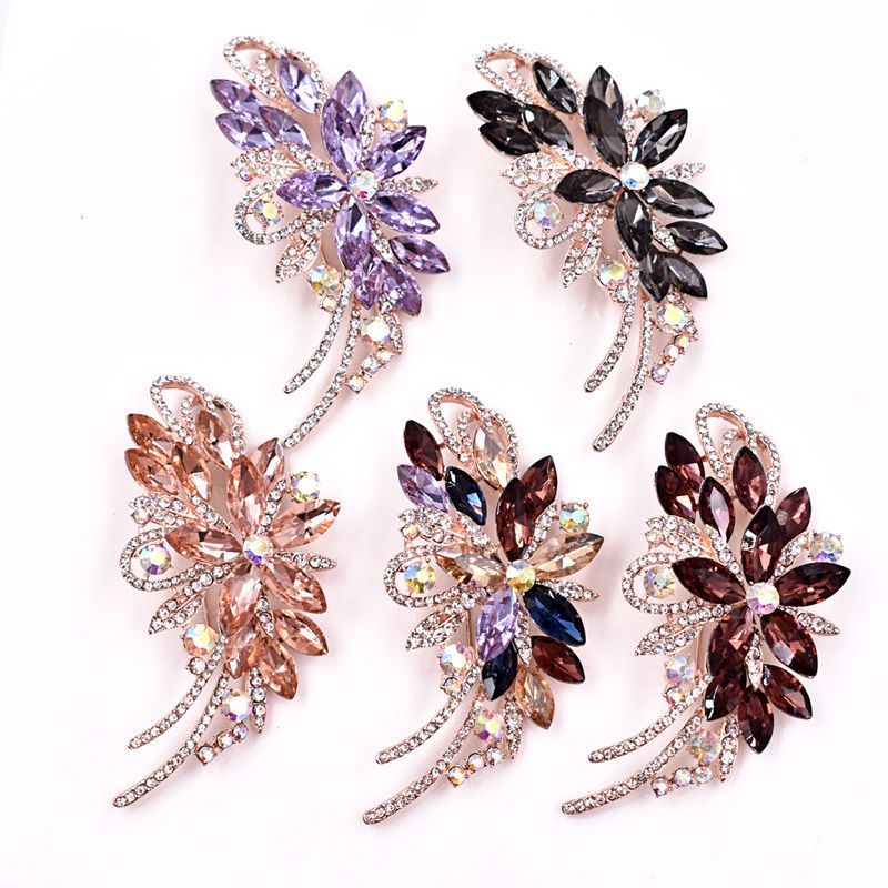 Broșă din aliaj, Stil proaspăt și dulce, Dublă utilizare, Primăvara 2025