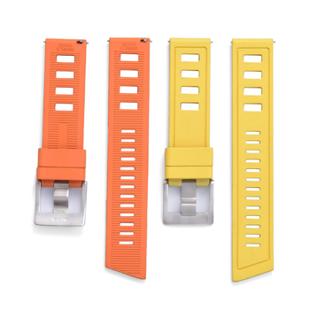 IsoFO laikrodžio dirželis iš fluorinės gumos FKM su trapecinių kvėpavimo angų, nardymo laikrodžio dirželis, modelis FKMRS2, prekės ženklas Jue Lang, 2024 m. pavasario leidimas