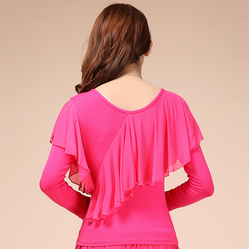 Sieviešu garām piedurknēm latīņu deju tērps – bambusa oglekļa šķiedras audums, bambusa šķiedras 91–95%, iekšējā odere 91–95%