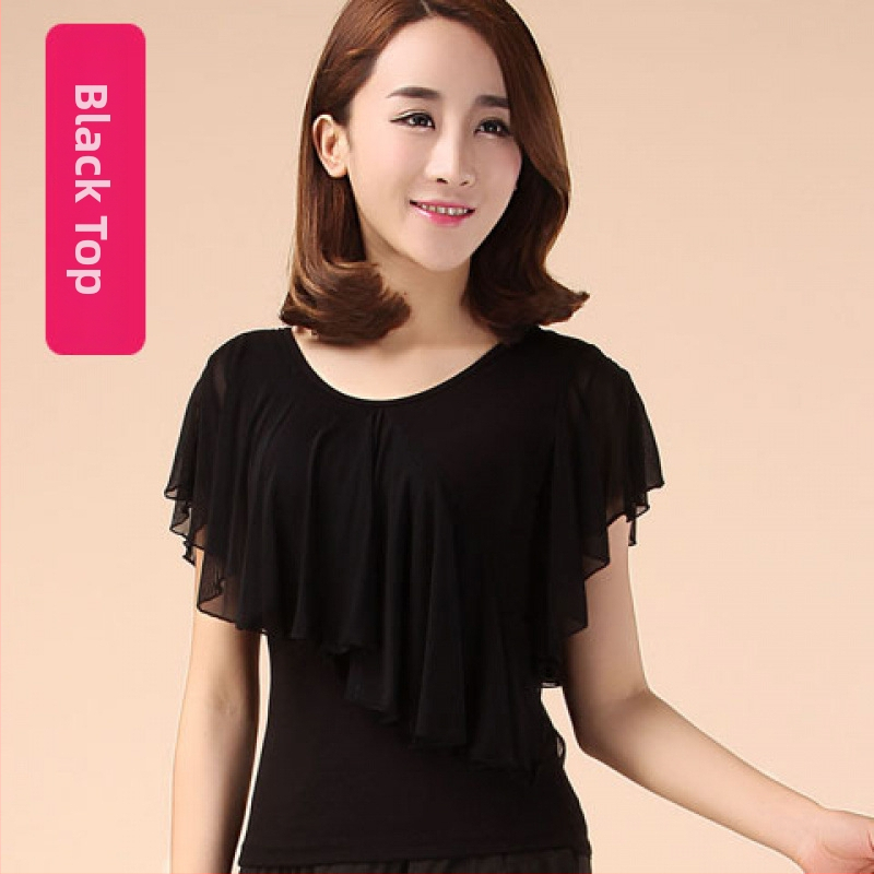 Sieviešu garām piedurknēm latīņu deju tērps – bambusa oglekļa šķiedras audums, bambusa šķiedras 91–95%, iekšējā odere 91–95%