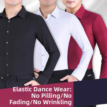 Vīriešu deju tops – poliestera audums, 90% poliesteris, Produkta kods C090+C091, Deju apģērbs