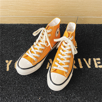 Platnene tenisice visokog kroja, korejskog stila, prozračne i otporne na habanje, vulkanizirana potplat, pamučna podstava, EVA ulošak