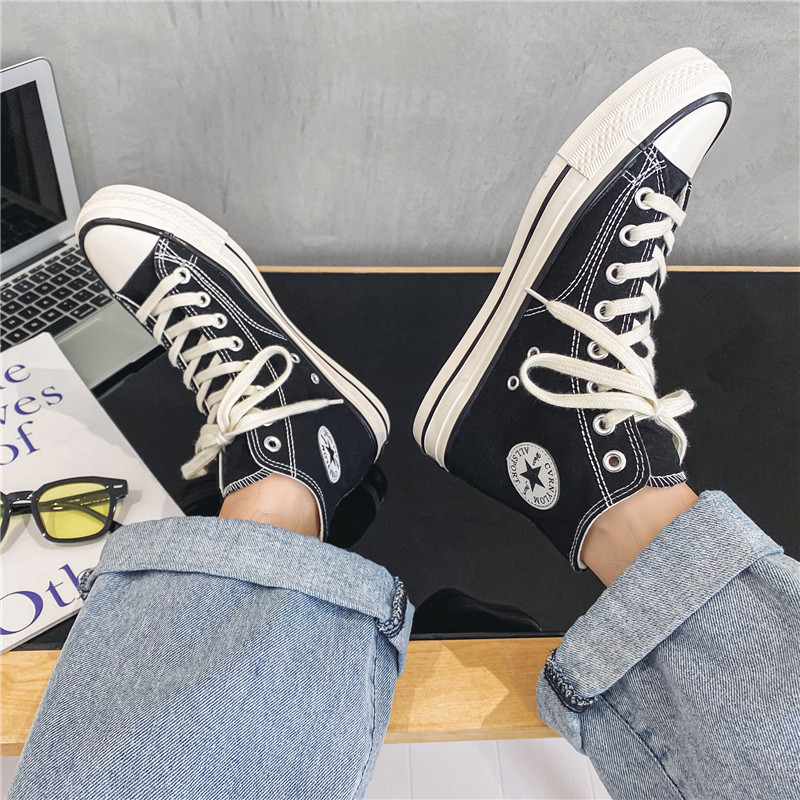 Platnene tenisice visokog kroja, korejskog stila, prozračne i otporne na habanje, vulkanizirana potplat, pamučna podstava, EVA ulošak