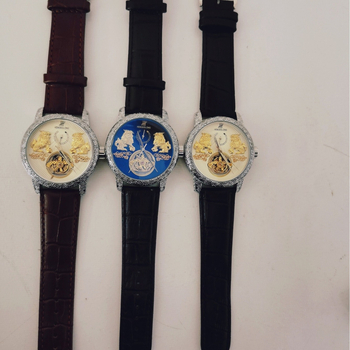 Muški automatski sat s tourbillonom i velikim brojčanikom, svjetleći, retro klasičan stil