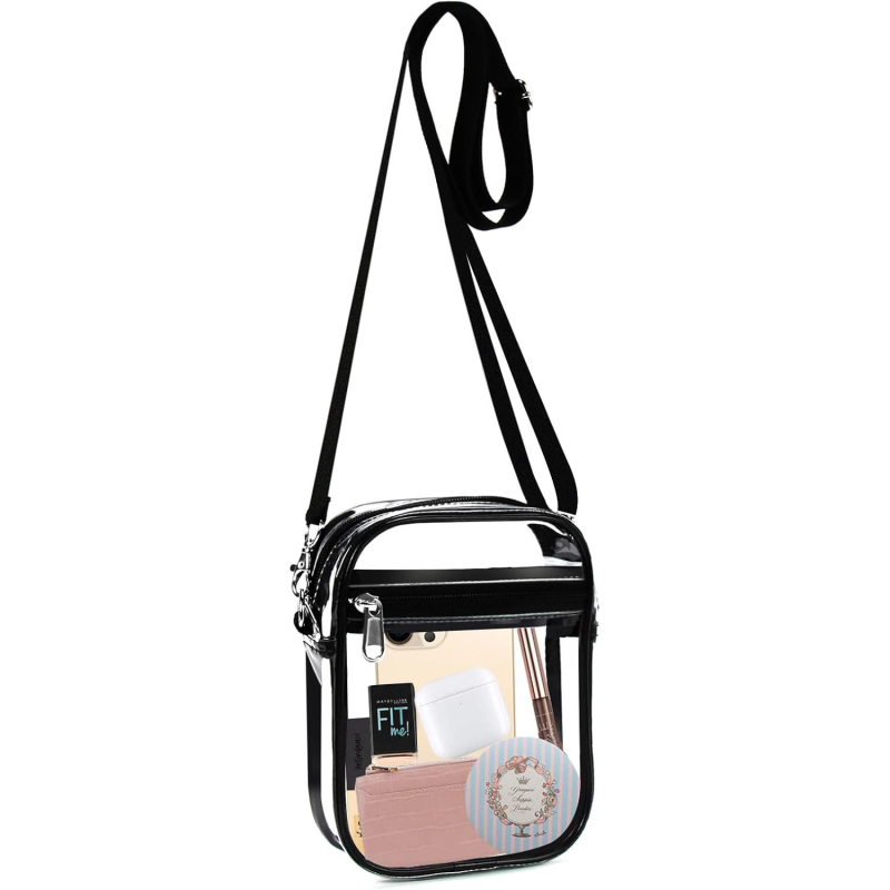 Prozirna PVC crossbody torba (vodootporna, višefunkcionalna, ultra lagana, unisex)