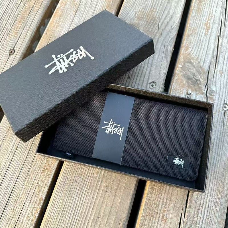 Uus trendikas lõuendist rahakott Stu, vertikaalne pikk mudel, unisex stiil igapäevaseks tööriietuseks, rahakott mitme kaardipesaga