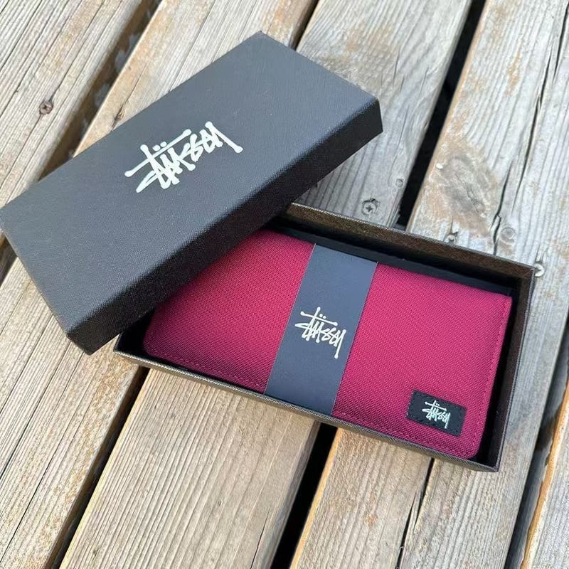 Uus trendikas lõuendist rahakott Stu, vertikaalne pikk mudel, unisex stiil igapäevaseks tööriietuseks, rahakott mitme kaardipesaga