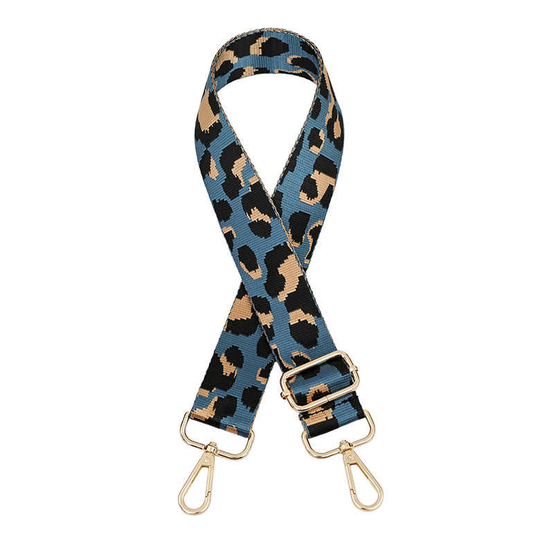 Remen za torbu preko ramena, leopard print, prilagodljiv, jacquard dug remen