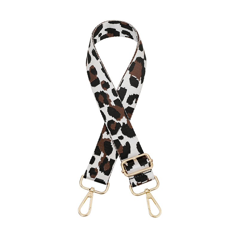 Remen za torbu preko ramena, leopard print, prilagodljiv, jacquard dug remen