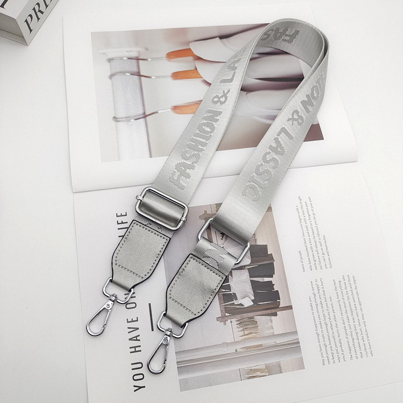 Remen za ramensku torbu – podesivi, široki, s prugama; poliester; otporan na habanje