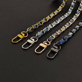 Billions metalni lančani remen za crossbody torbu — ultra lagan, smanjuje opterećenje, gradijentni uzorak, ležerni stil putovanja