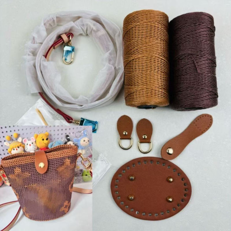 Remen za torbu – pleteni DIY komplet, PU materijal, lagan, marka Didi, jesen 2024