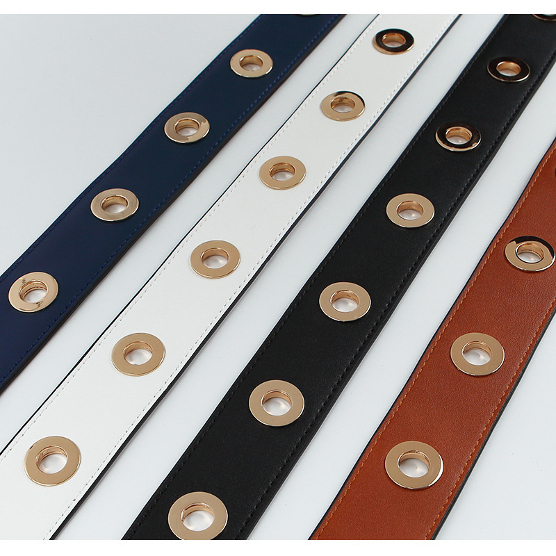 Remen za ramenu torbu, perforiran, podesiv, pretvara u crossbody ili nošenje na jedno rame, PU materijal, ulični stil