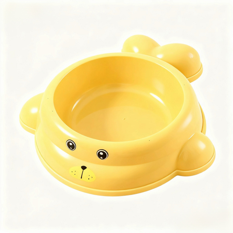 Posuda za mačke za sporo hranjenje s unutarnjim nehrđajućim čelikom i vanjskim PP kućištem, dizajn protiv prevrtanja